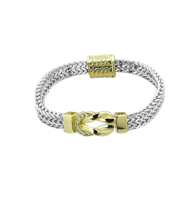 The Linq Two Toned Magnetic Bracelet