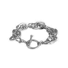 Load image into Gallery viewer, Sensational Multi Twisted Link Bracelet with Toggle
