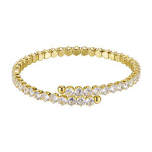 Load image into Gallery viewer, Simply A Stunning Line Up CZ Wrap Bracelet
