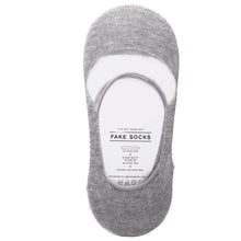 Load image into Gallery viewer, Sheer Top No Show Socks with Silicone Non Slip Grip Heel
