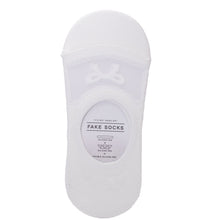 Load image into Gallery viewer, Bow Sheer Top No Show Socks with Silicone Non Slip Grip Heel
