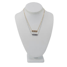 Load image into Gallery viewer, Roll With It Stainless Steel CZ Necklace
