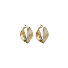 Load image into Gallery viewer, Layer &amp; Twist Earrings with Lever Back
