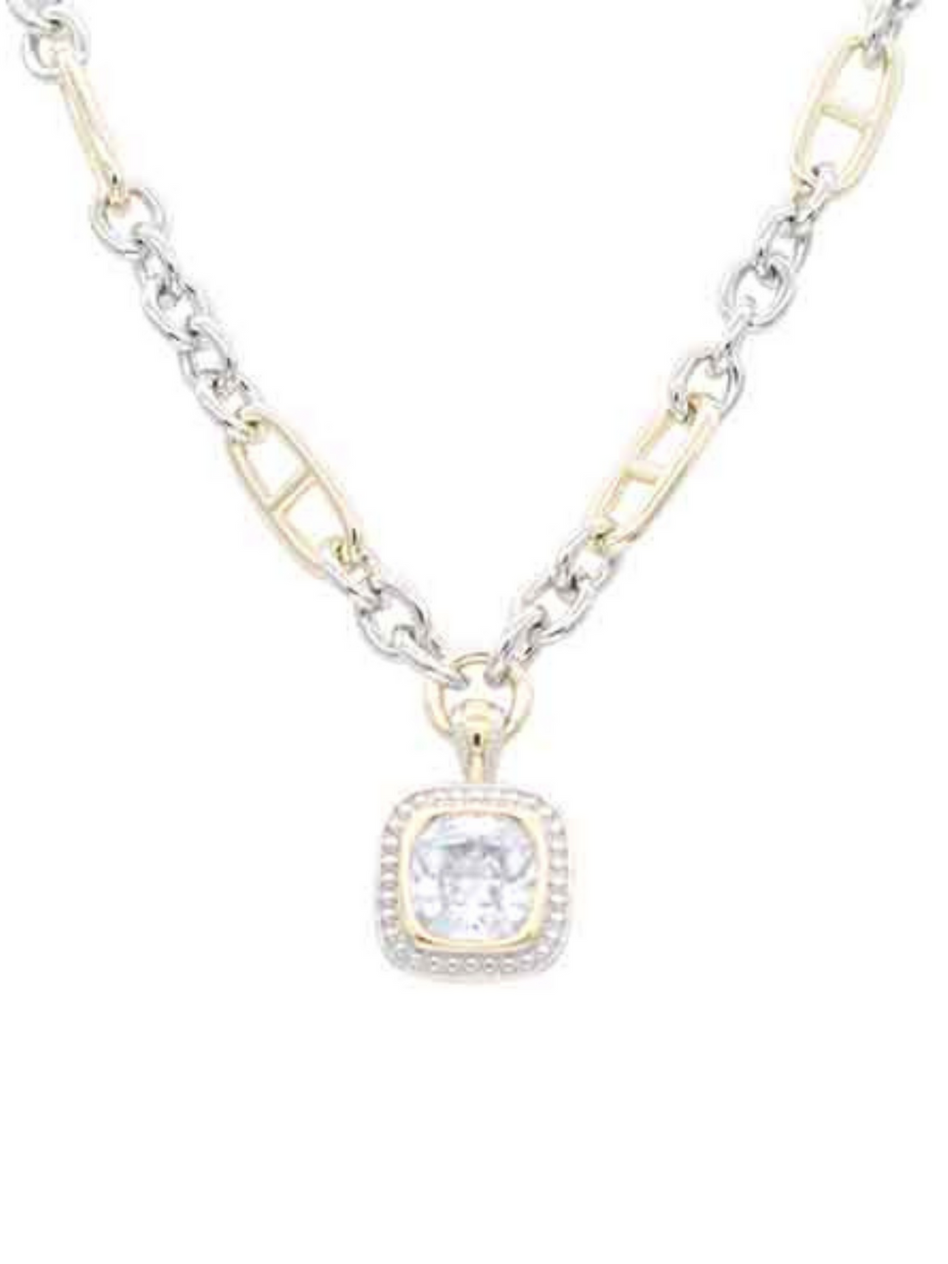 Sophistication At Its Finest Cubic Chain Necklace