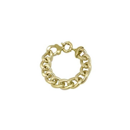 The Statement Link Bracelet with Cubic Zirconias