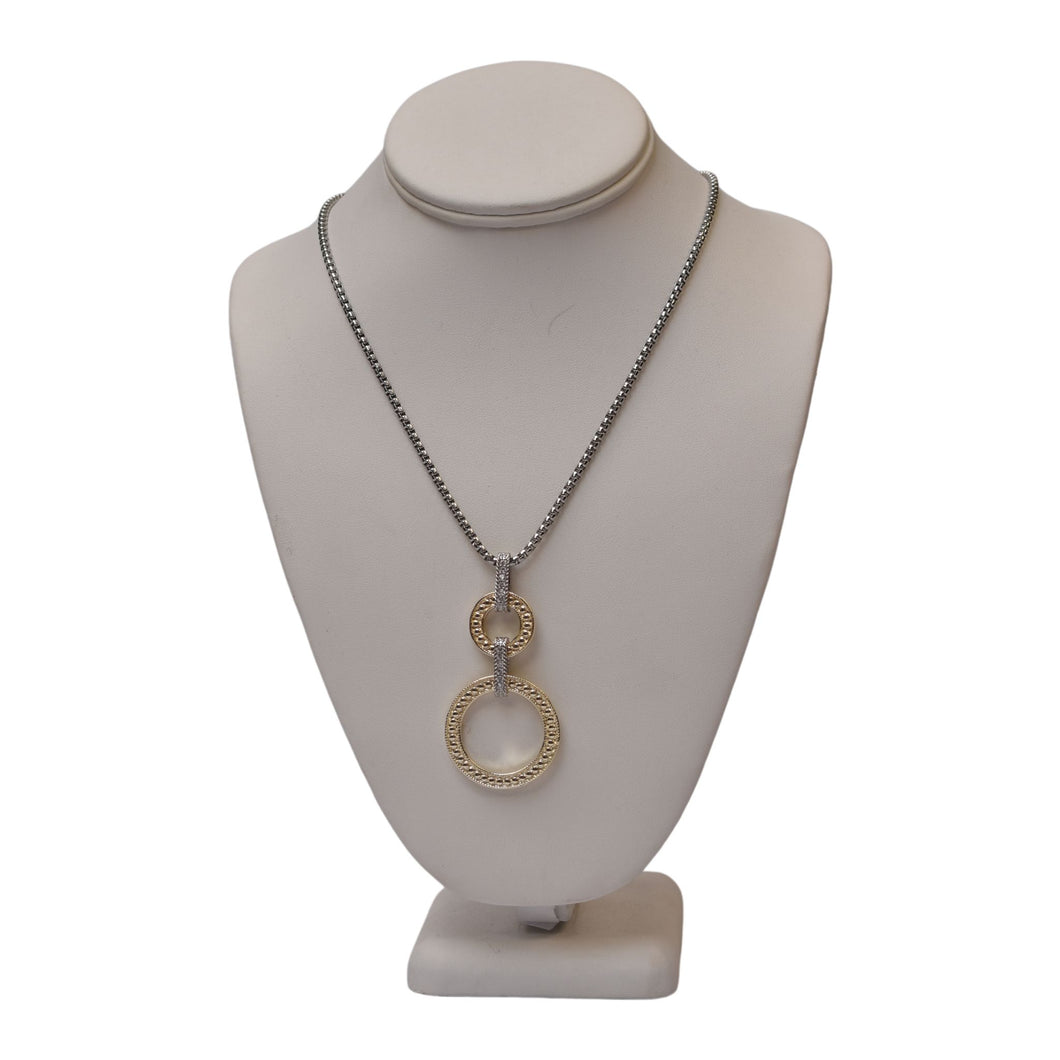 Dual-Tone Sparkle Necklace