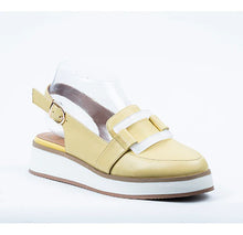 Load image into Gallery viewer, Vienna Leather Slingback Loafer with Buckle
