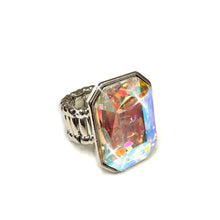 Load image into Gallery viewer, Emerald-Cut Statement Rock Stretch Ring by Jacqueline Kent
