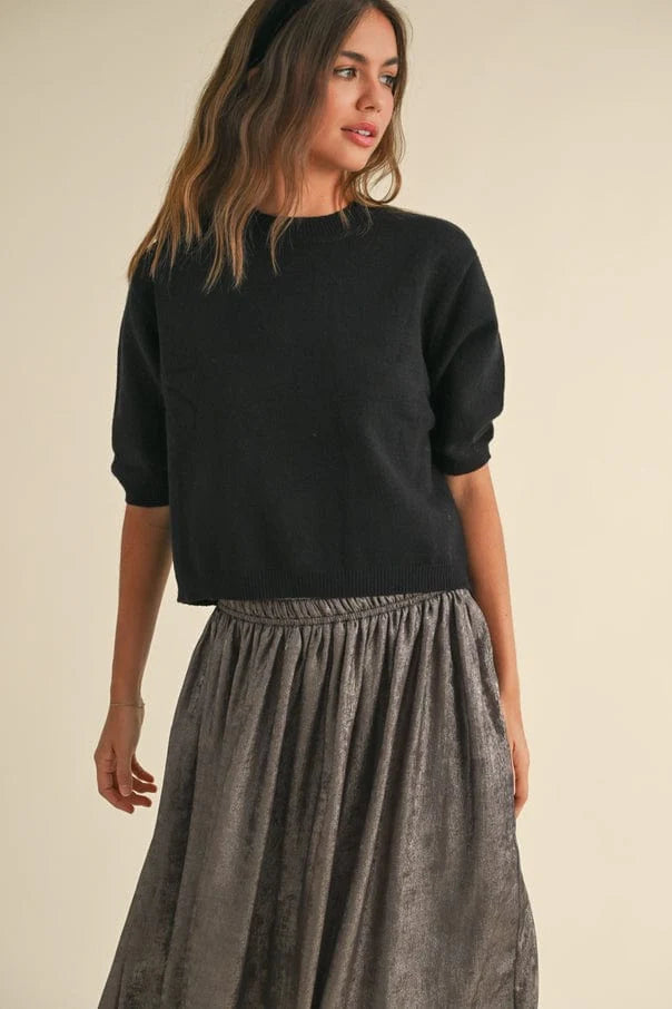 Timeless Short Sleeve Sweater