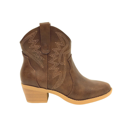 Western Style Cowgirl Short Boots