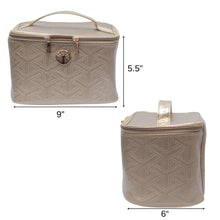 Load image into Gallery viewer, Train Case Cosmetic Bags - Rebecca &amp; Rifka
