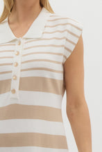 Load image into Gallery viewer, Summer Escapes Jersey Collared Dress
