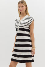 Load image into Gallery viewer, Summer Escapes Jersey Collared Dress
