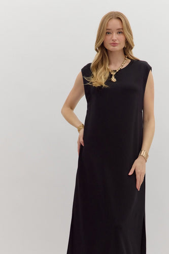 Easy Breezy Summer Jersey Long Short Sleeve Dress