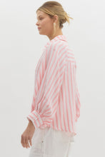 Load image into Gallery viewer, The Striped Spring Day Casual Cuff Long Sleeve Blouse
