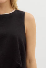 Load image into Gallery viewer, High Neck Sleeveless Bubble Blouse
