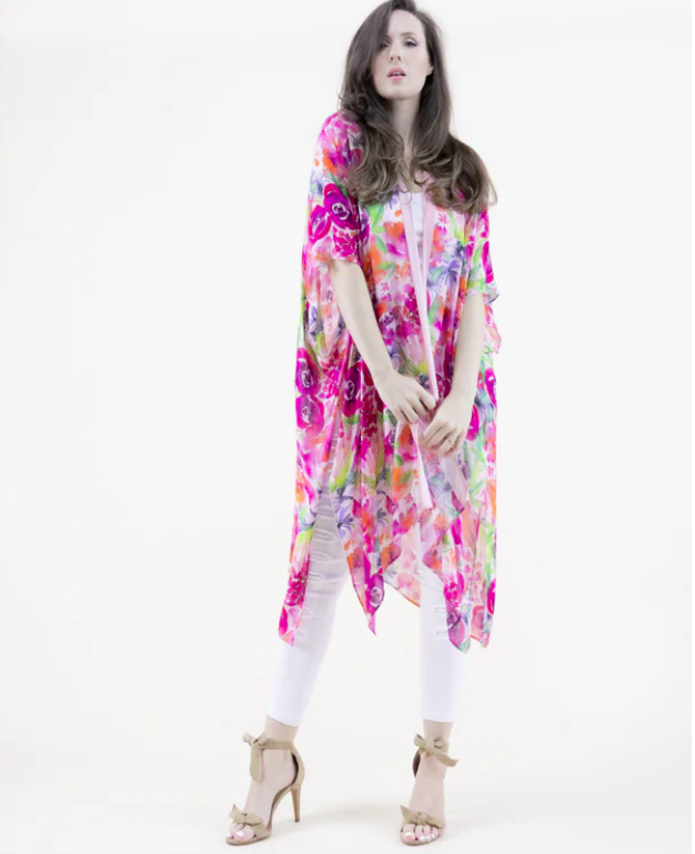 Summer Bloom Kimono - One Size
