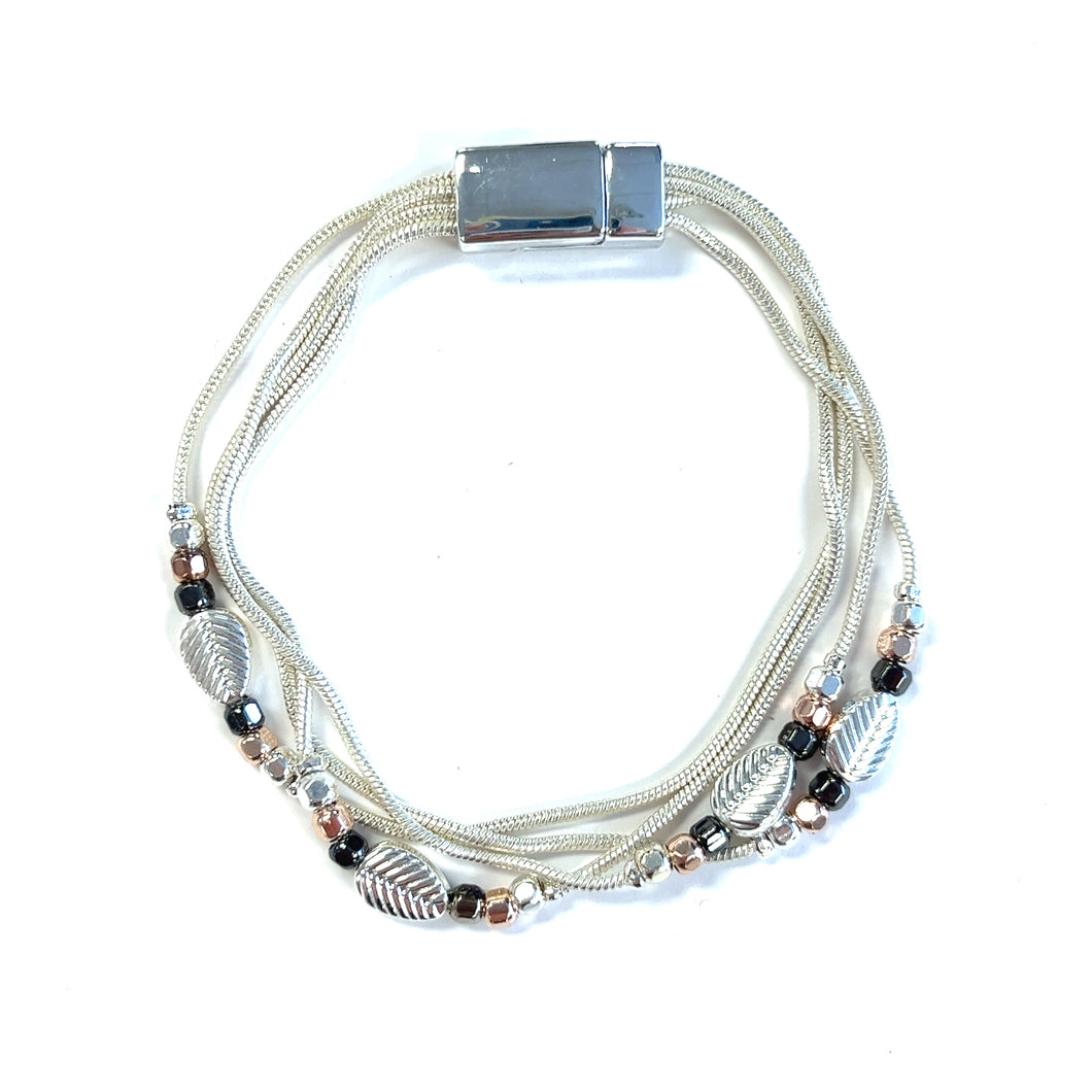 Leaf Chain Magnetic Bracelet