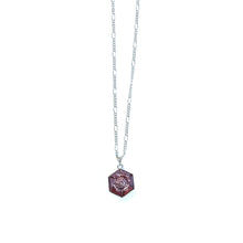 Load image into Gallery viewer, Swarovski Dusty Rose Crystal w/ Bubbles Necklace
