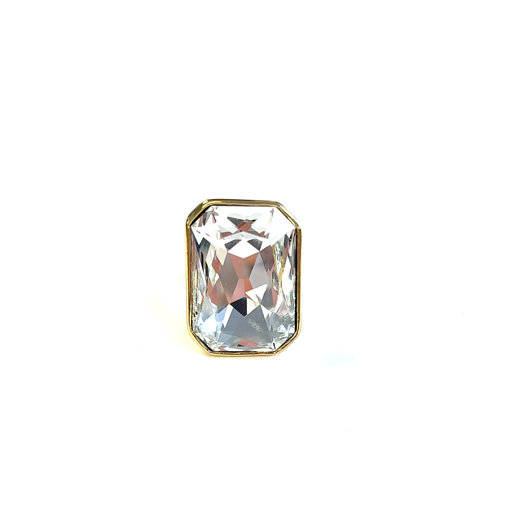 LV Swarovski Crystal Only In Vegas Darling Ring