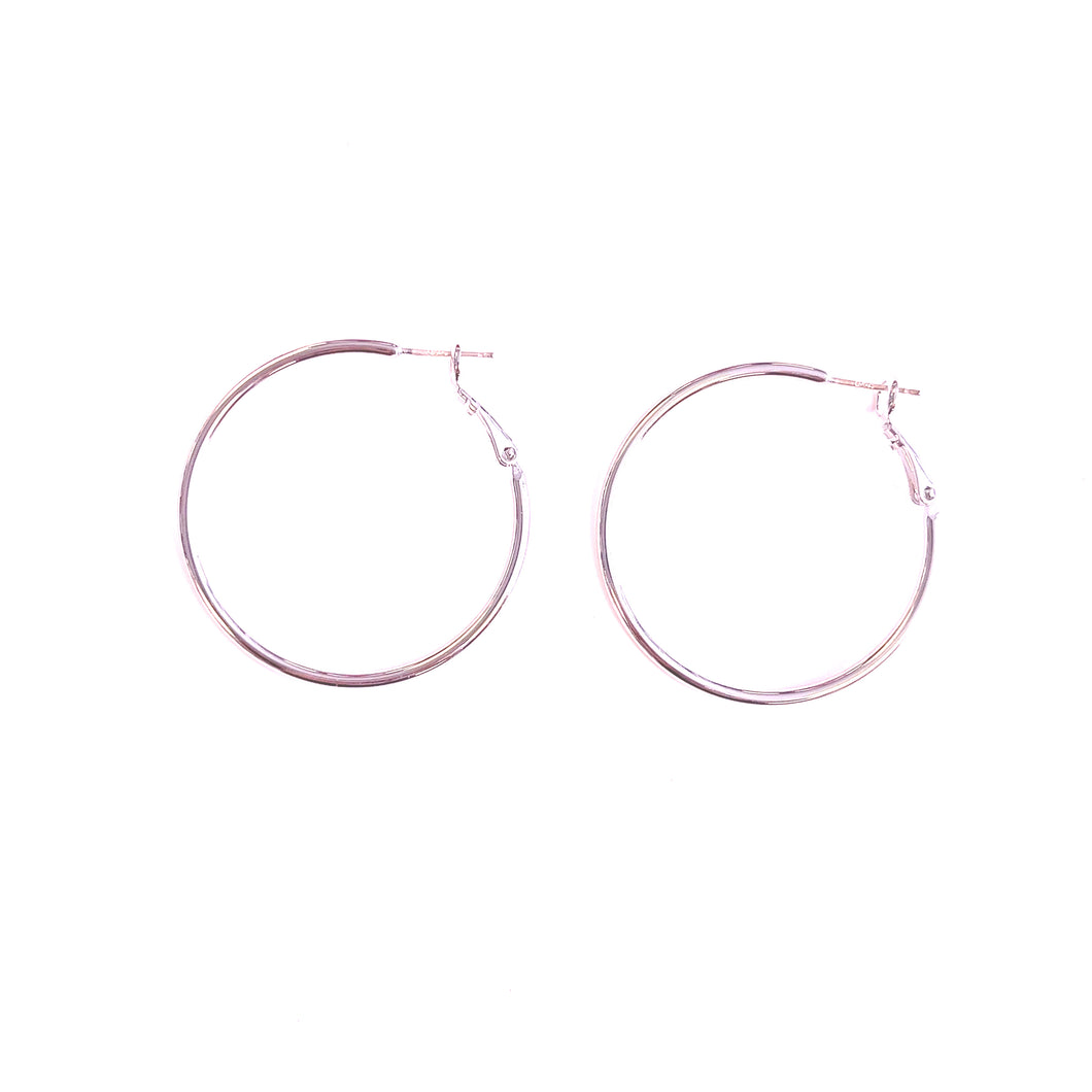 Classic Hoop Earrings - 35 mm