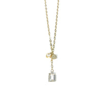 Load image into Gallery viewer, LV Swarovski Crystal &amp; Pearl Got Style Necklace
