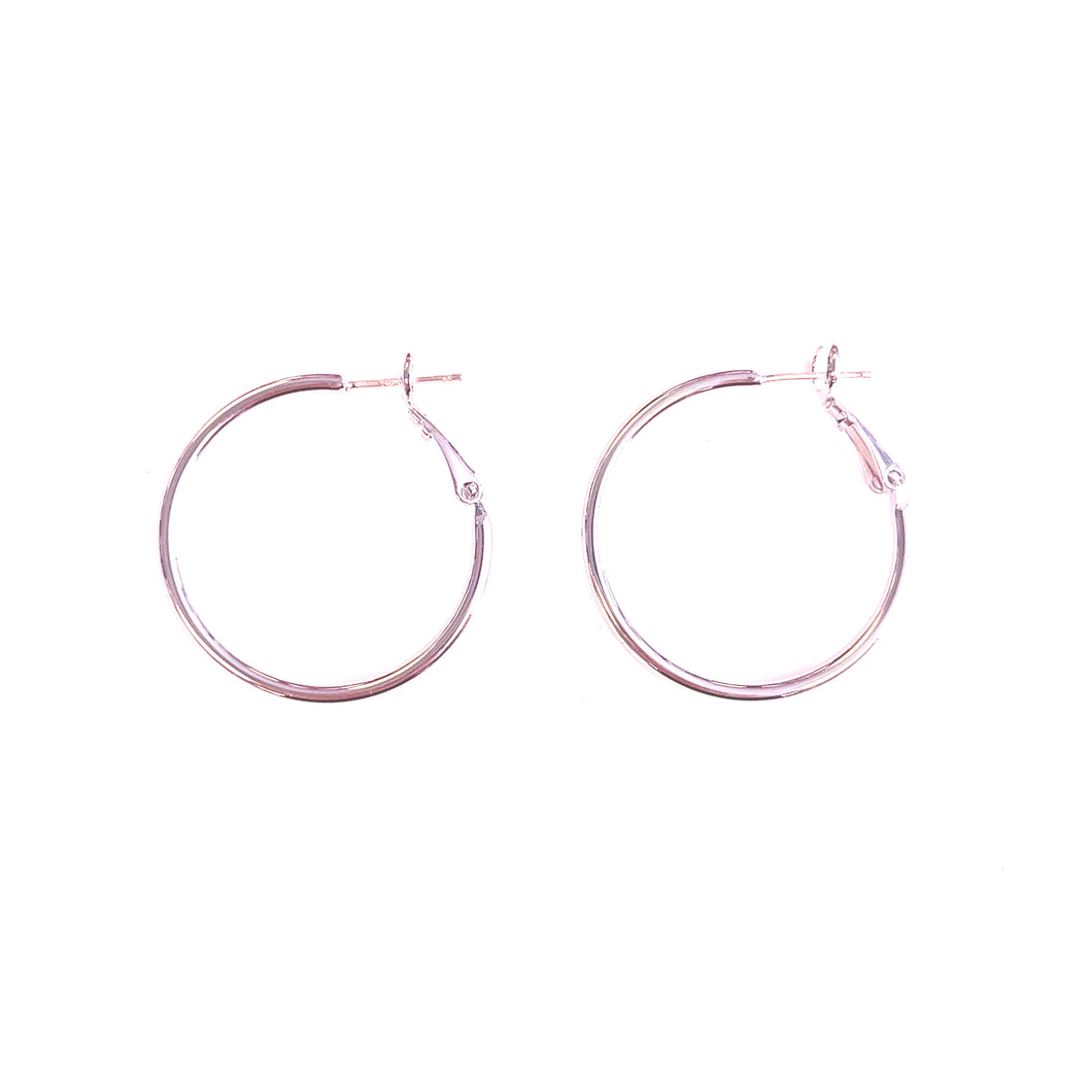 Classic Hoop Earrings - 25 mm