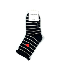 Load image into Gallery viewer, I&#39;m In Love with Stripes Midcalf Socks
