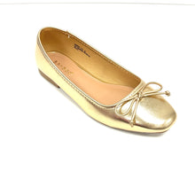 Load image into Gallery viewer, Ballet Flat Dress or Casual Shoe with Bow by Bamboo
