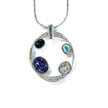Load image into Gallery viewer, Swarovski Crystal Oval Inset Necklace

