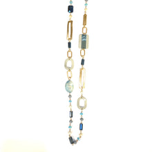 Load image into Gallery viewer, Rectangle It Up In Style Acrylic Long Necklace

