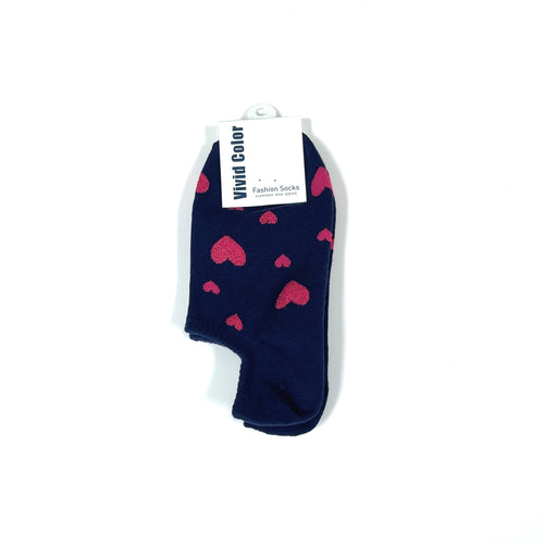 The Shimmering Heart Anklet Socks