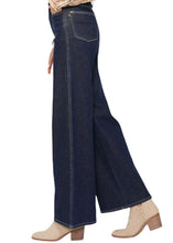 Load image into Gallery viewer, Dark Denim Tummy Control Retro Wide Jeans by Judy Blue
