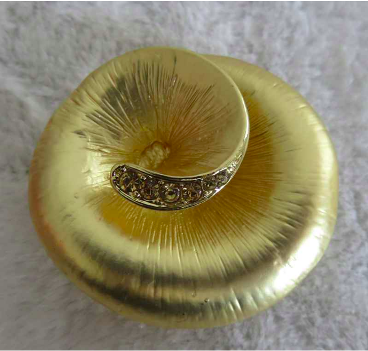 CZ Swirl Magnetic Pin