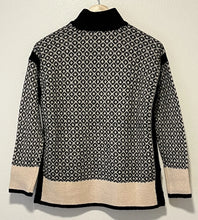 Load image into Gallery viewer, Diamond Side Slit Mock Neck Sweater
