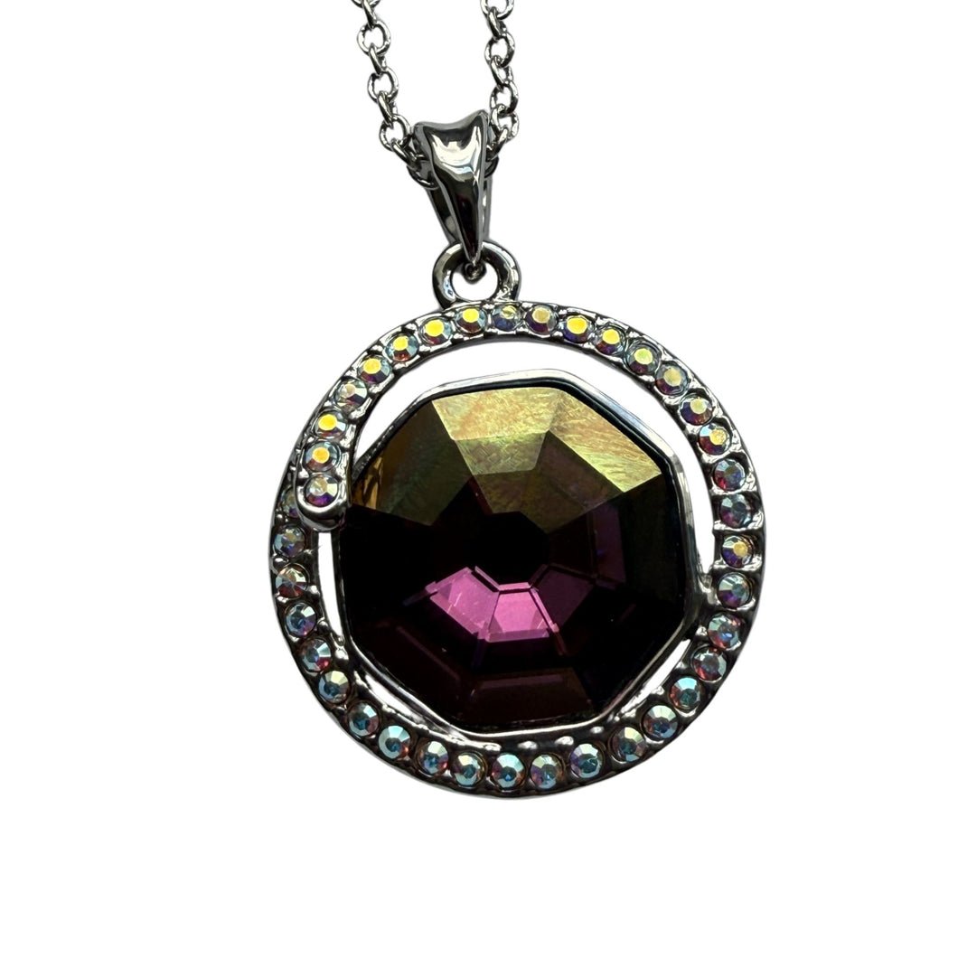 Ring Around The Rosie Crystal Necklace