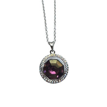 Load image into Gallery viewer, Ring Around The Rosie Crystal Necklace
