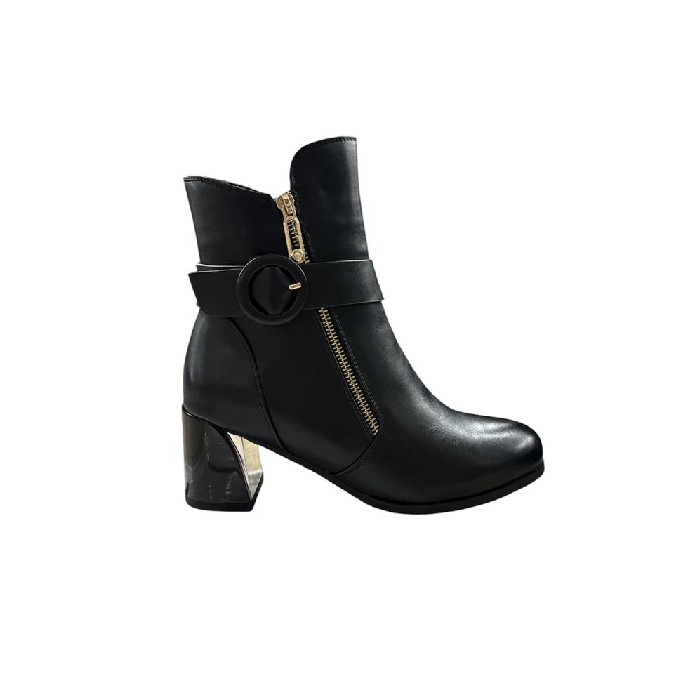 Look At Me Reflective Heel Boot - Tamara by Taxi Footwear