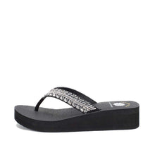 Load image into Gallery viewer, Crystal Diva Flip Flops by Yellow Box

