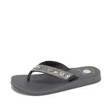 Load image into Gallery viewer, Crystal Grey Skies Flip Flops by Yellow Box
