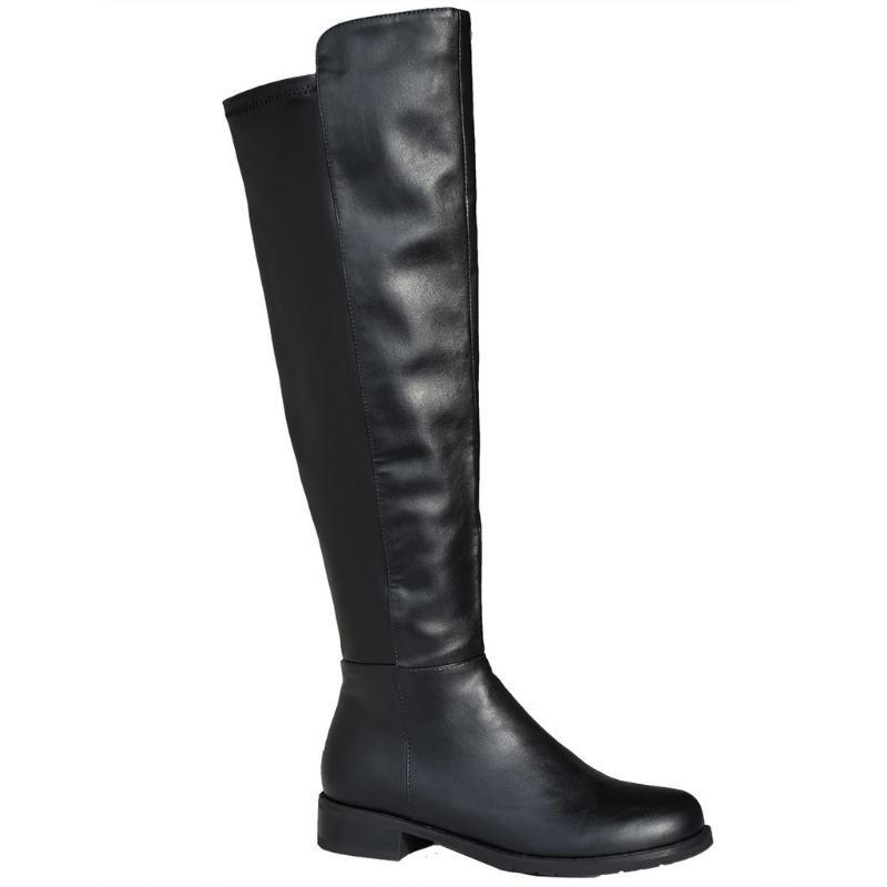 London  To The Knee Regular/Athletic Calf Boot by Taxi